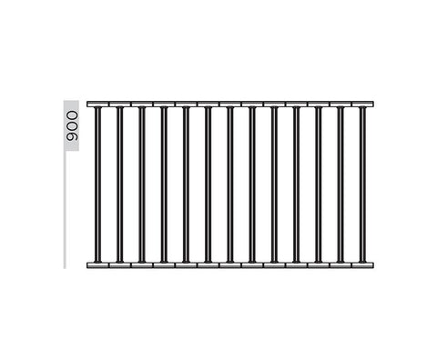 SIGE™ Kaos Wardrobe Line Trouser Rack Kit Set Small Alpha Frame