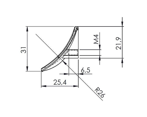 Furnipart Slope Handle & Knob