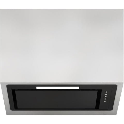 520Mm Onboard Undermount Rangehood – Black Glass Finish