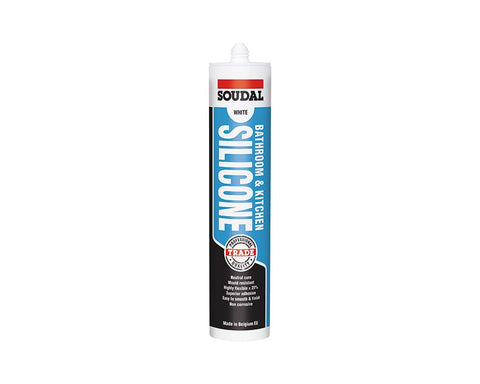 Soudal Bathroom & Kitchen Silicone 300ml  - Translucent