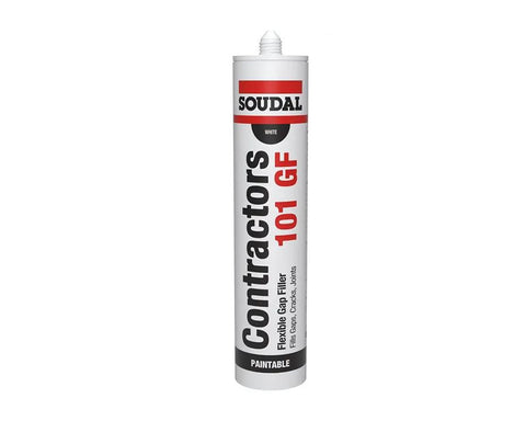 Soudal Contractors 101 Gap Filler - White 280ml