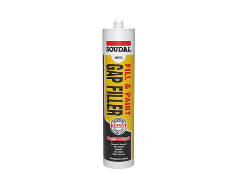 Soudal Fill & Paint Gap Filler White 300ml