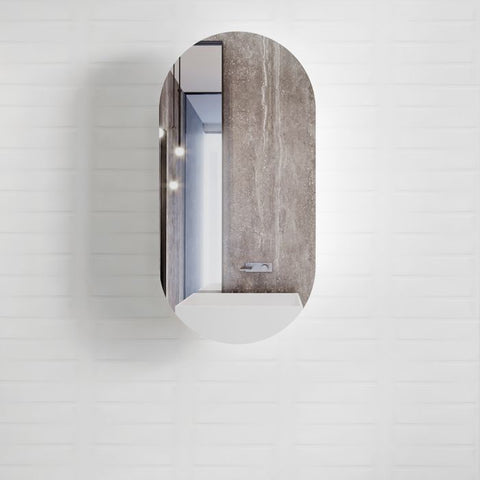 NOOSA White Shaving Cabinet 900mm with Optional LED