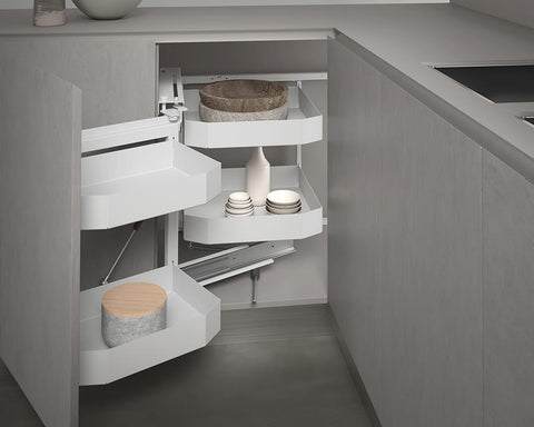 SIGE™ Pro Line 4 Basket Soft Close Corner Pull Out for 900mm Carcase