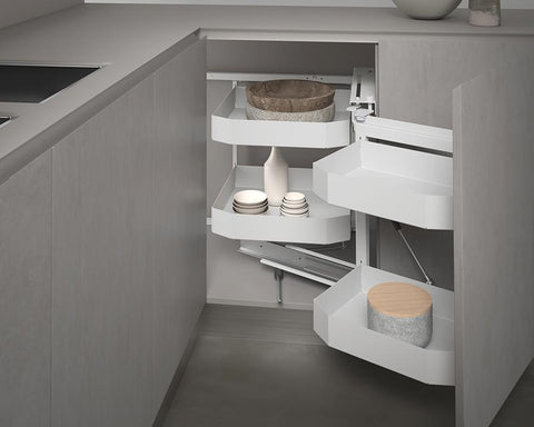 SIGE™ Pro Line 4 Basket Soft Close Corner Pull Out for 900mm Carcase