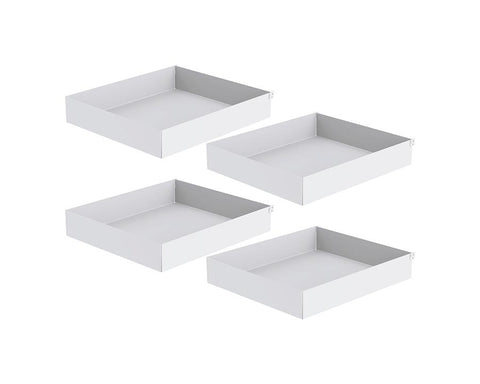 SIGE Pro Line Spazio 4 Corner Pull Out System Basket Set. Includes 4 Baskets