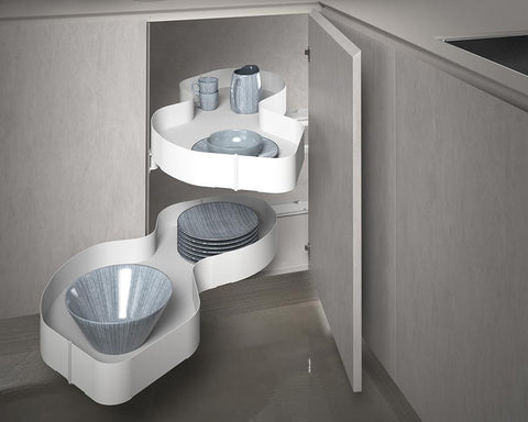 SIGE™ Pro Line Kidney Shelf for 900mm Carcase, Sold as Pair