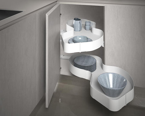 SIGE™ Pro Line Kidney Shelf for 900mm Carcase, Sold as Pair