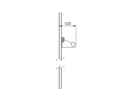 SIGE™ Pro Line Pantry Organiser Roll Holder. Depth: 100mm