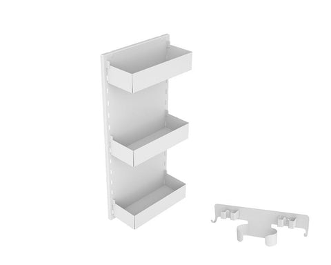 SIGE™ Zone Laundry 3 Basket Storage Closet Kit
