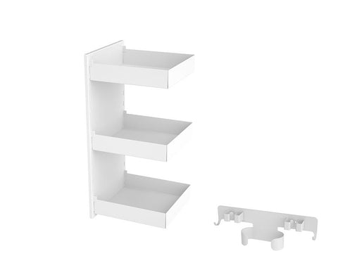 SIGE™ Zone Laundry 3 Basket Storage Closet Kit
