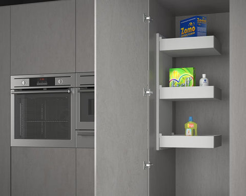 SIGE™ Zone Laundry 3 Basket Storage Closet Kit