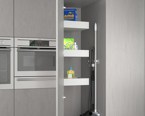 SIGE™ Zone Laundry 3 Basket Storage Closet Kit