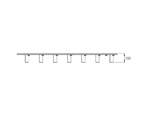 SIGE™ Pro Line Pantry Organiser Wide Shelf. Depth: 125mm