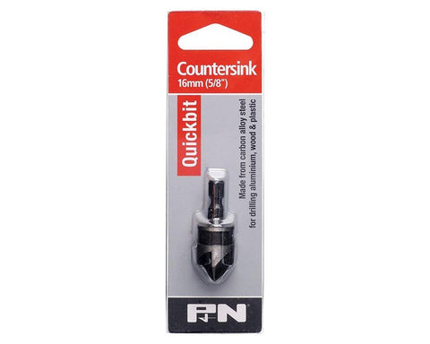 P&N Quickbit Rosehead Countersinks. Size: 16mm