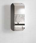 Newport Shaving Cabinet 900x450mm Shaving Cabinet Otti Australia Black Oak  