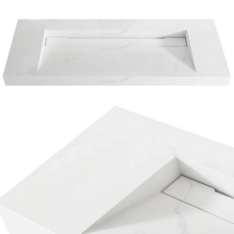 Tiara Wall Hung Vanity and Basin 1200mm White
