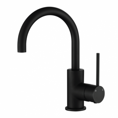 STRM003BK – Star Mini Basin/Kitchen Mixer – Matt Black