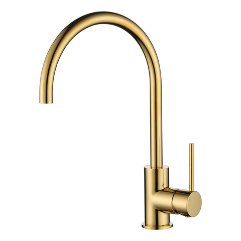 STRM004PB – Star Mini Kitchen Mixer – Polished Brass