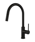STRM005BK+STRM004BK-H2 – Star Mini Pull-Out Kitchen Mixer With Knurled Handle – Matt Black