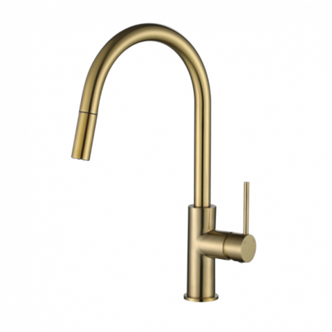 STRM005BM – Star Mini Pull-Out Kitchen Mixer – Brushed Bronze