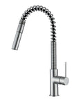 STRM006BC – Star Mini Spring Pull Out Kitchen Mixer – Brushed Chrome