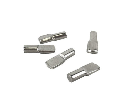 Shelf Support. Nickel Plated. Size: 5mm Pin. Sold per 1000/pack