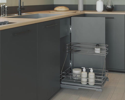 SIGE Valore Bottom Mounted Organiser for 300mm cabinet
