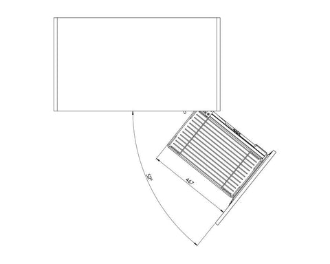 SIGE™ Corner Pull Out 4 basket soft close for 900mm carcase