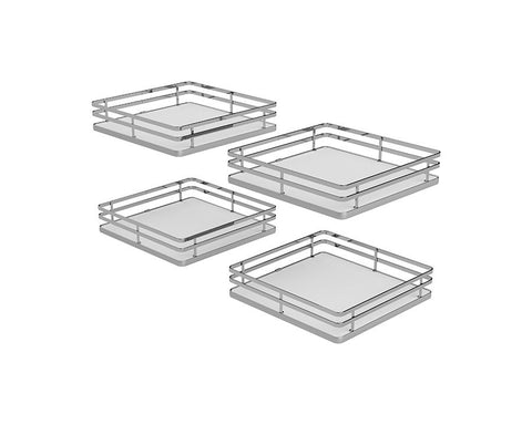 SIGE Infinity Plus Spazio 4 Corner Pull Out System Basket Set. Includes 4 Baskets