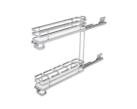 SIGE™ Side Mount Soft Close Bottle Rack Left Hand. For 150mm carcase