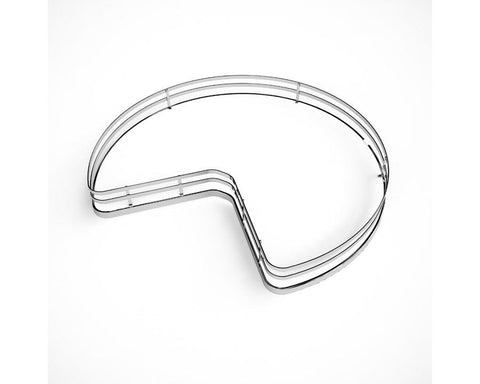 SIGE™ 3/4 Carousel Shelf Size: To suit 800mm carcase. Sold as single carousel shelf