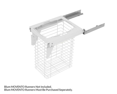 SIGE™ Zone Laundry Basket. Does not include runners. To suit Blum MOVENTO runners