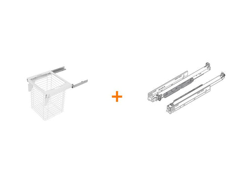 SIGE™ Zone Laundry Basket with 500mm Blum MOVENTO runners