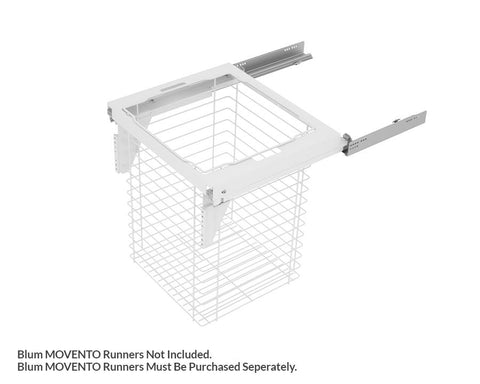 SIGE™ Zone Laundry Basket. Does not include runners. To suit Blum MOVENTO runners