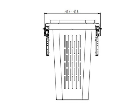 SIGE™ Zone Laundry Hamper 60L (1 x 60L) to