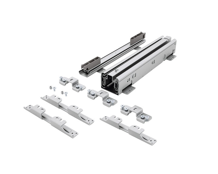Soft Close Runner and Bracket Set for Pantry Unit