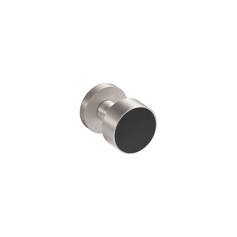 Santo Solid Brass Door Knob | Satin Nickel & Nero Black