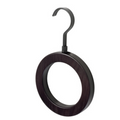 Night Scarf Hanger Wenge/Grey Material: 150mm x 245mm Finish: Wenge/grey NOTE: Available 4-6 weeks from order placement. Hafele