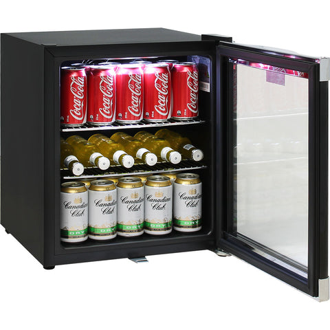 Schmick Tropical Glass Door Mini Bar Fridge 50Litre - Model HUS-SC50B: Room to load it up
