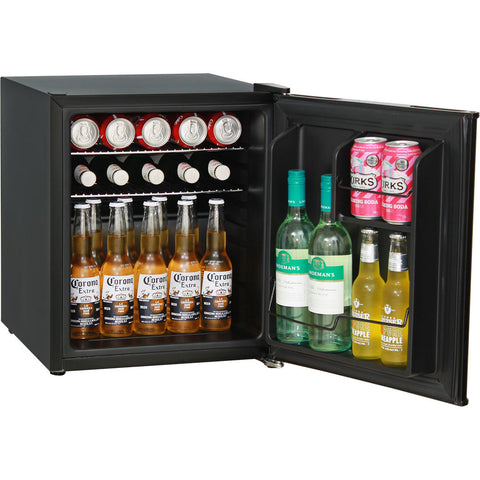 Holden HSV Retro Black Vintage Mini Bar Fridge 46 Litre Schmick Brand With Opener - Model BC46B-HSV