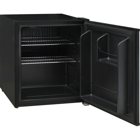 Retro Black Small Vintage Mini Bar Fridge 46 Litre Schmick Brand With Opener - Model HUS-BC46B-RET