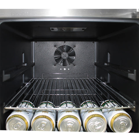 Schmick Twin Zone Beer And Wine Bar Fridge - Model JC190-GG: Runs quietly in the background