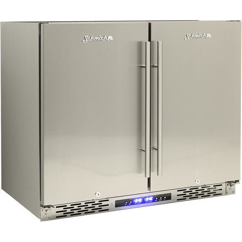 Schmick Twin Zone Beer And Wine Bar Fridge - Model JC190-SS