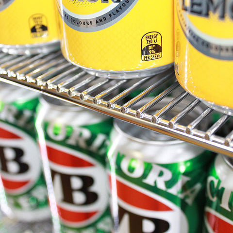 Schmick Quiet Running Front Venting Under Bench Heated Glass Door Bar Fridge - Model SK116L-B-HD