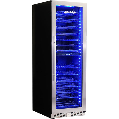 Schmick Upright Glass Door Dual Zone Wine Refrigerator - Model BD425D: Glass that keeps its cool