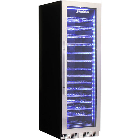Schmick Upright Glass Door Wine Refrigerator - Model BD425W: Fits neatly into a cavity