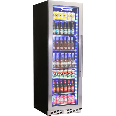 Schmick Upright Glass Door Drinks Refrigerator Left Hinged - Model BD425B
