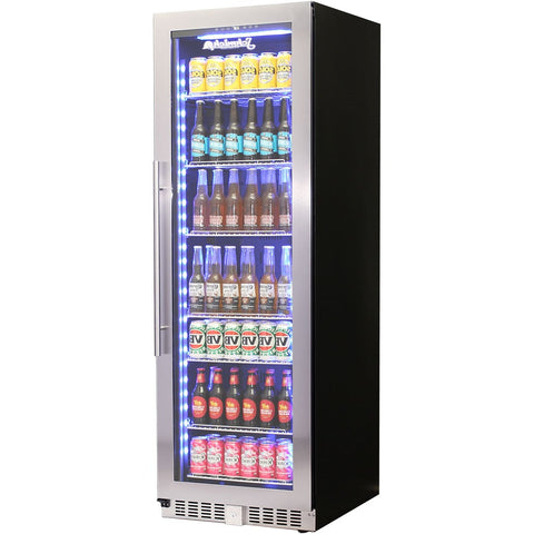 Schmick Upright Glass Door Drinks Refrigerator - Model BD425RB Right Hinged
