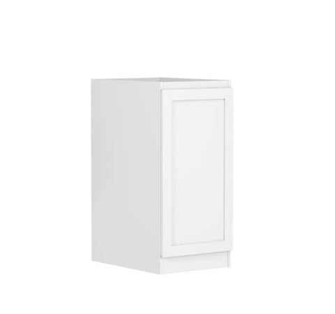 Hampton White Laundry Base Cabinet with internal Drawer (415mm)